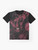 Disco Elysium "Half Light" graphic t-shirt featuring a tequila sunset design - Flat lay