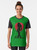 Predator sumi-e style graphic t-shirt design, featuring an alien predator hunter in a Japanese art style. - Women