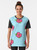 Muumuu graphic t-shirt with a humorous design inspired by Homer Simpson's iconic style - Women
