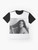 Vintage graphic t-shirt featuring iconic Italian actress Claudia Cardinale - Flat lay
