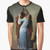Graphic t-shirt featuring the famous painting "The Kiss" by Italian artist Francesco Hayez