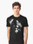 Tom Waits graphic t-shirt featuring a portrait of the legendary singer-songwriter looking up - Men