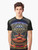 Colorful fractal art design on a t-shirt - Men