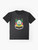 Graphic t-shirt featuring the coat of arms of Rio Grande do Sul, Brazil - Flat lay