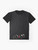 Black Widow superhero graphic t-shirt for Avengers fans - Flat lay