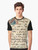 Graphic t-shirt featuring an intricate illuminated manuscript design with religious art and gothic style - Men