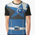 Kyuranger OokamiBlue Graphic T-Shirt featuring the blue wolf superhero from the Japanese Super Sentai series