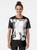 Futuristic mech battle sci-fi graphic design t-shirt - Women