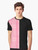 Pink plaid and black graphic t-shirt with music and hearts design - Men