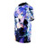Anime character illustration of Neptune from the Hyperdimension Neptunia video game series printed on a high-quality t-shirt. - men left