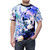 Anime character illustration of Neptune from the Hyperdimension Neptunia video game series printed on a high-quality t-shirt. - men front