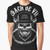 Life Coach Biker T-Shirt with text "Teach me how to live my osti!"