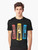 Star Trek "Beam Me Up, Scotty" graphic t-shirt with line art design of the USS Enterprise and space elements - Men