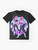 Hard Ticket to Hawaii 80s graphic t-shirt with big guns, palm trees, and tropical vibes - Flat lay