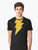 Adam Shazam Black Graphic T-Shirt, DC Comics Superhero Tee - Men