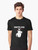 Monster Lover Graphic T-Shirt with a black and white design - Men