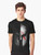 Spartan warrior graphic t-shirt featuring dark art, helmet, and bloody design - Men