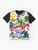 Counter Strike CSGO Graphic T-Shirt featuring popular esports teams and logos - Flat lay