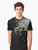 Black and holographic sparkle graphic t-shirt with a modern and trendy design - Men