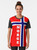 T-shirt featuring the Norwegian flag design, perfect for Norway national team supporters - Women