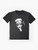 Sadie Satanas nun in corpse paint graphic t-shirt design - Flat lay