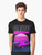 AE86 Retro Synthwave Graphic T-Shirt featuring Toyota Initial D design - Men