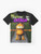 Lasagna graphic t-shirt featuring Garfield in a t-pose meme style - Flat lay