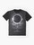 Eclipse Graphic T-Shirt with Cosmic Space and Astronomy Design - Flat lay