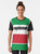 Fuhgeddaboudit Italian Flag Graphic T-Shirt featuring a graphic design of the Italian flag and the text "Fuhgeddaboudit" - Women
