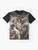 Tomorrowland Festival Graphic T-Shirt featuring Zyzz art and HQ artwork - Flat lay
