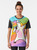 A graphic t-shirt featuring a dabbing unicorn wearing sunglasses and a hip hop-inspired design. - Women