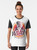 Vintage radio design graphic t-shirt with WJAZ logo for 70s music fans - Women