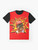 Captain Chaos graphic t-shirt, featuring the iconic character from the classic comedy films of the 70s and 80s. - Flat lay
