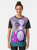 A stylish and vibrant t-shirt featuring the Filthy Frank character and 420 design elements in a vaporwave aesthetic. - Women