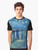 Vibrant graphic t-shirt featuring the iconic Starry Night painting by the famous impressionist artist Vincent van Gogh. - Men