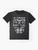 "They Live" horror sci-fi movie graphic black and white t-shirt - Flat lay
