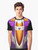 A graphic t-shirt featuring the Transformers character Skywarp - Men