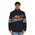 Trapstar Shooters Puffer Jacket - Orange basketball-inspired streetwear - men front