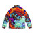 Hyper Beast puffer jacket with vibrant, abstract gaming-inspired design - Back