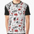 The Losers Club Repeating Pattern Graphic T-Shirt, featuring characters from Stephen King's IT movie and novel