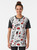 The Losers Club Repeating Pattern Graphic T-Shirt, featuring characters from Stephen King's IT movie and novel - Women
