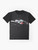 Porsche Cayman S Black Edition graphic t-shirt, featuring a sporty and sleek design for car enthusiasts. - Flat lay