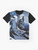 Sephiroth, the iconic villain from Final Fantasy, featured on a graphic t-shirt - Flat lay