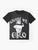 Gay Pride "Chase Me Bro" graphic t-shirt featuring a bear design - Flat lay