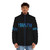 Trapstar Puffer Jacket in Black and Blue - men front