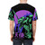 Neon Genesis Evangelion inspired t-shirt featuring a retro, vintage-style design with the iconic Eva Unit 01 mech - men back