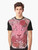 Graphic t-shirt featuring a magical lion with a mane of roses and glowing eyes, inspired by the Steven Universe animated series. - Men