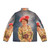 Hyacinth Bucket Puffer Jacket featuring the iconic character from Keeping Up Appearances - Back