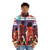 Top The 2 Live Crew inspired puffer jacket with hip hop and streetwear design - men front
