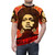 Vintage-style graphic t-shirt featuring an image of civil rights activist Angela Davis - men front